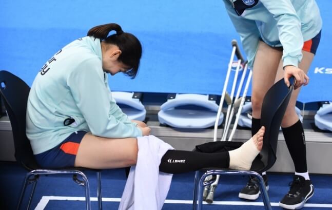 "배구 선수, 4년에 한 번꼴로 부상...무릎·발목 가장 많이 다쳐" 연구결과