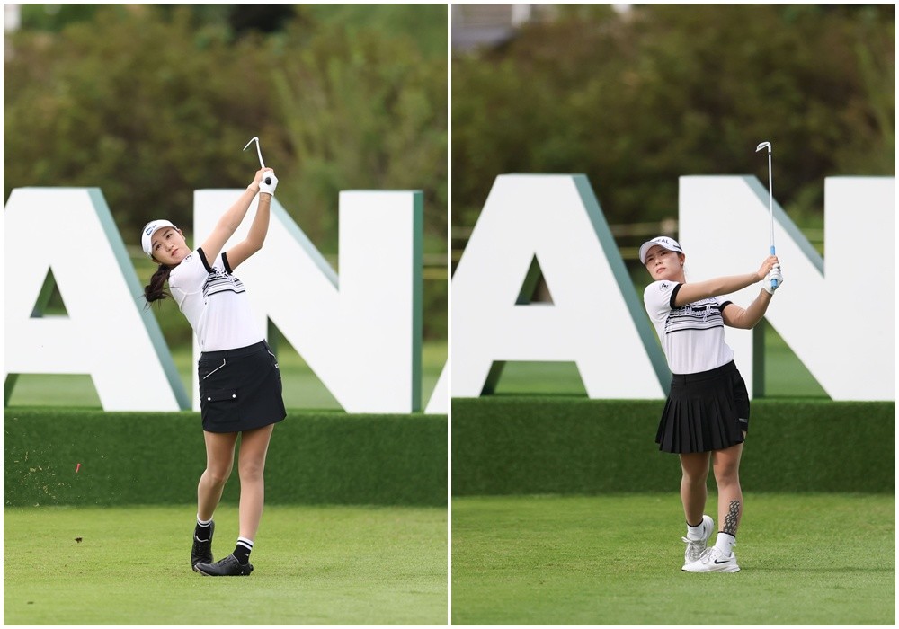 [KLPGA] <b>박혜준</b>·<b>이다연</b>, 하나금융 챔피언십 1R <b>공동 선두</b> '베어즈베스트...
