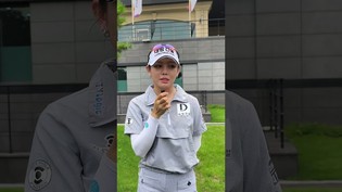 [쇼츠인터뷰] '부상 딛고 시즌 최소타 타이' 현세린, KG레이디스오픈 1R 믹스트존 코멘트